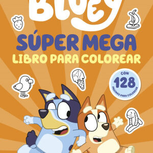 Libros Bluey. Súper Mega Libro Para Colorear